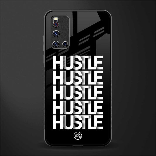 hustle glass case for vivo v19 image