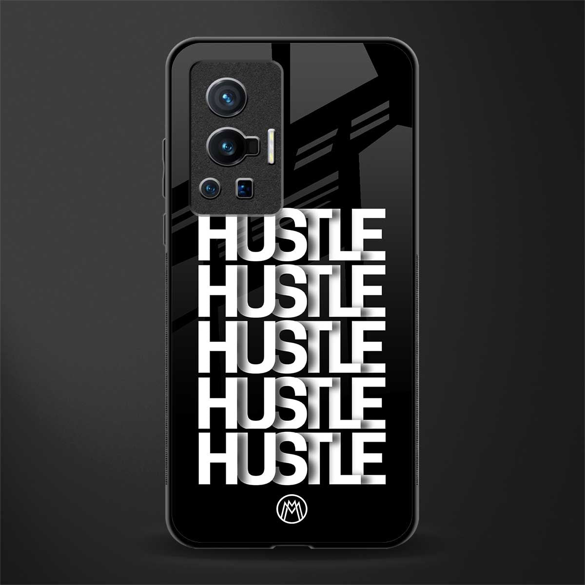 hustle glass case for vivo x70 pro image