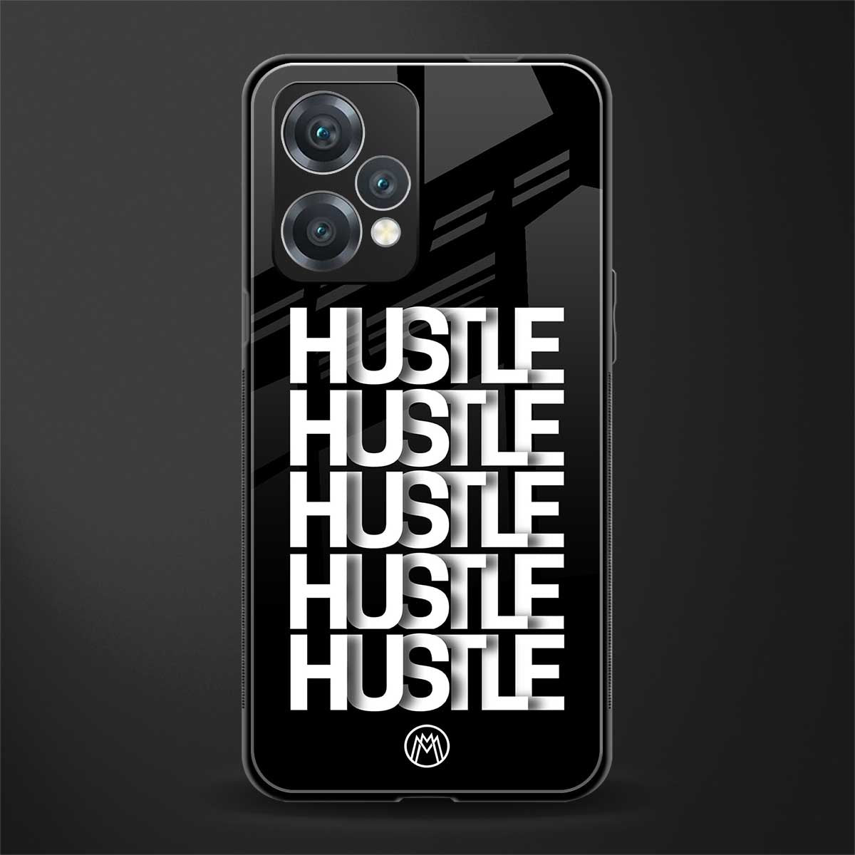 hustle back phone cover | glass case for realme 9 pro 5g