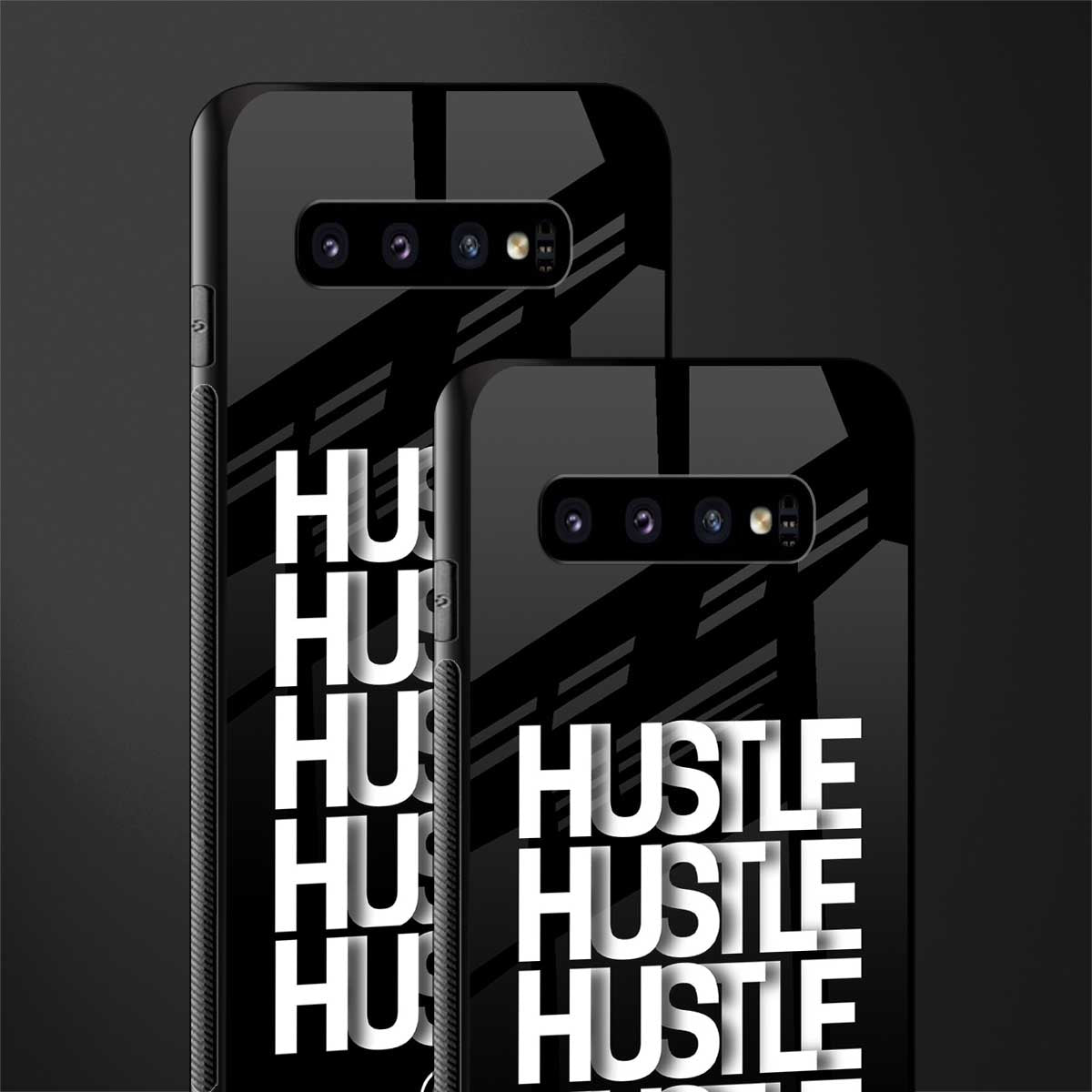 hustle glass case for samsung galaxy s10 plus image-2