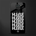 hustle glass case for redmi note 9 image