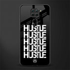 hustle glass case for redmi note 9 image