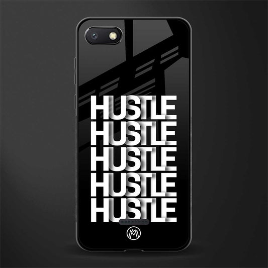 hustle glass case for redmi 6a image