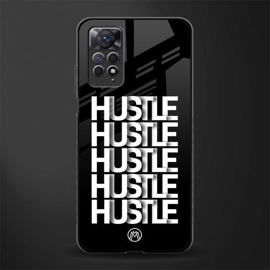 hustle glass case for redmi note 11 image