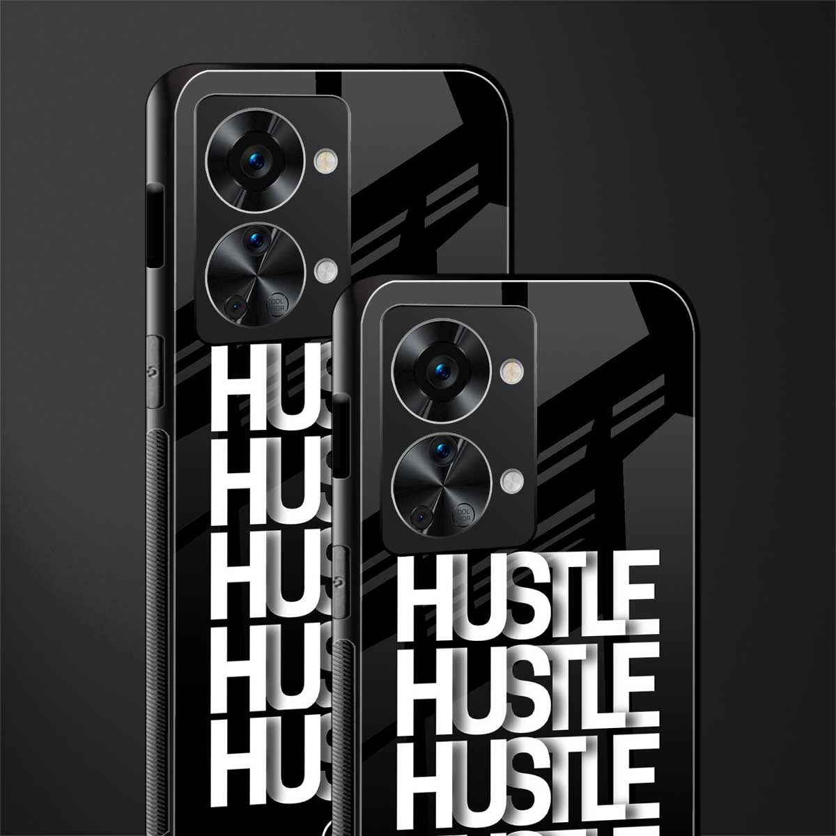 hustle glass case for phone case | glass case for oneplus nord 2t 5g