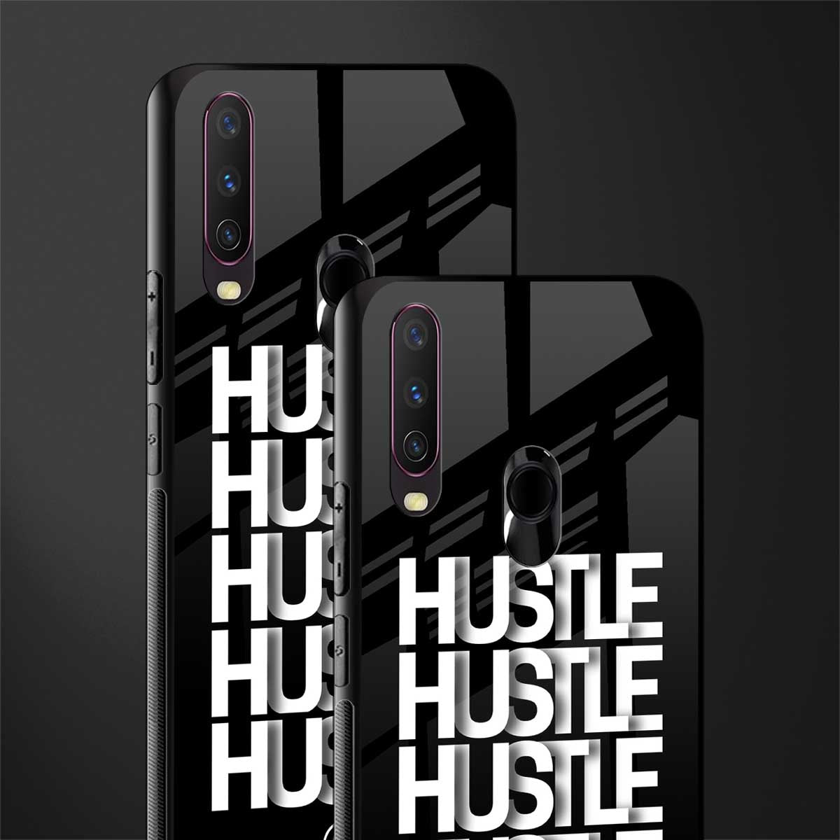 hustle glass case for vivo y15 image-2