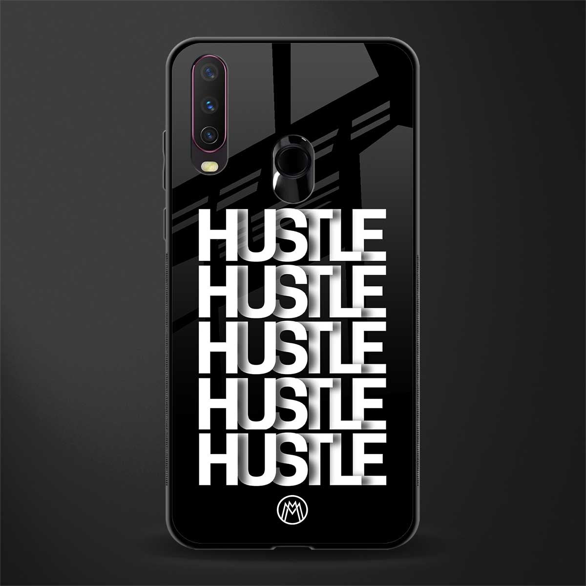 hustle glass case for vivo y12 image