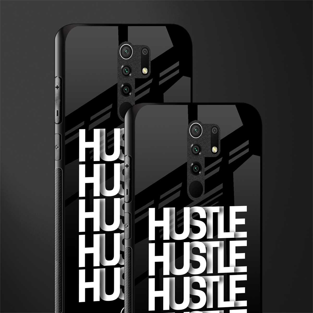 hustle glass case for redmi 9 prime image-2