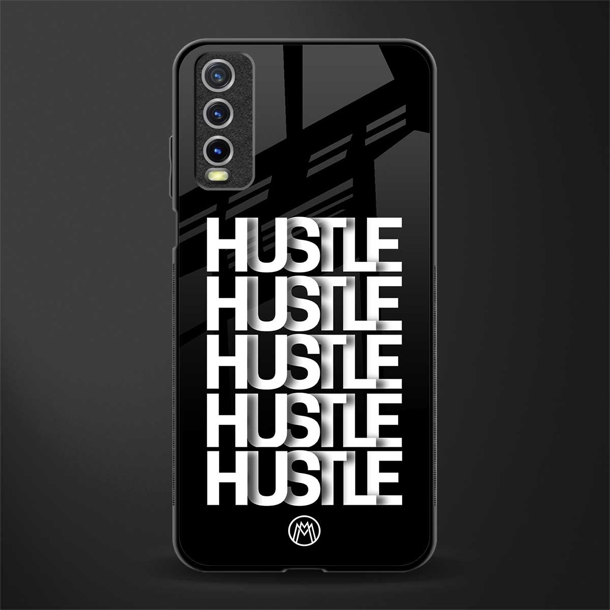 hustle glass case for vivo y20i vivo y20t image