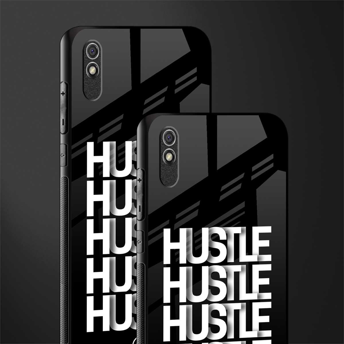 hustle glass case for redmi 9i image-2