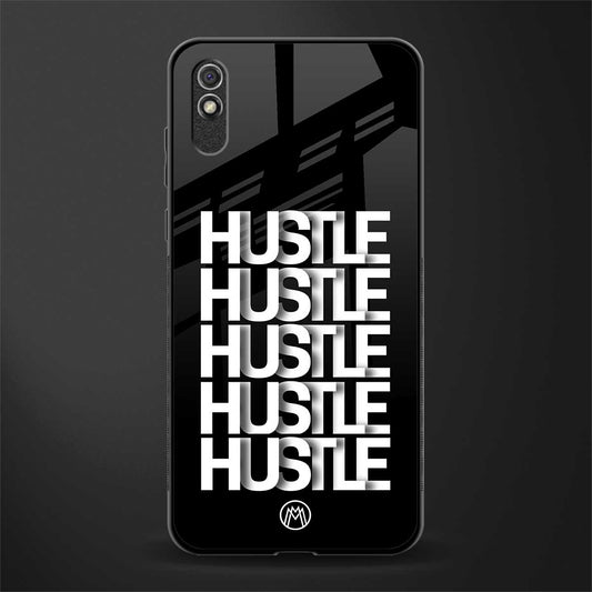 hustle glass case for redmi 9i image