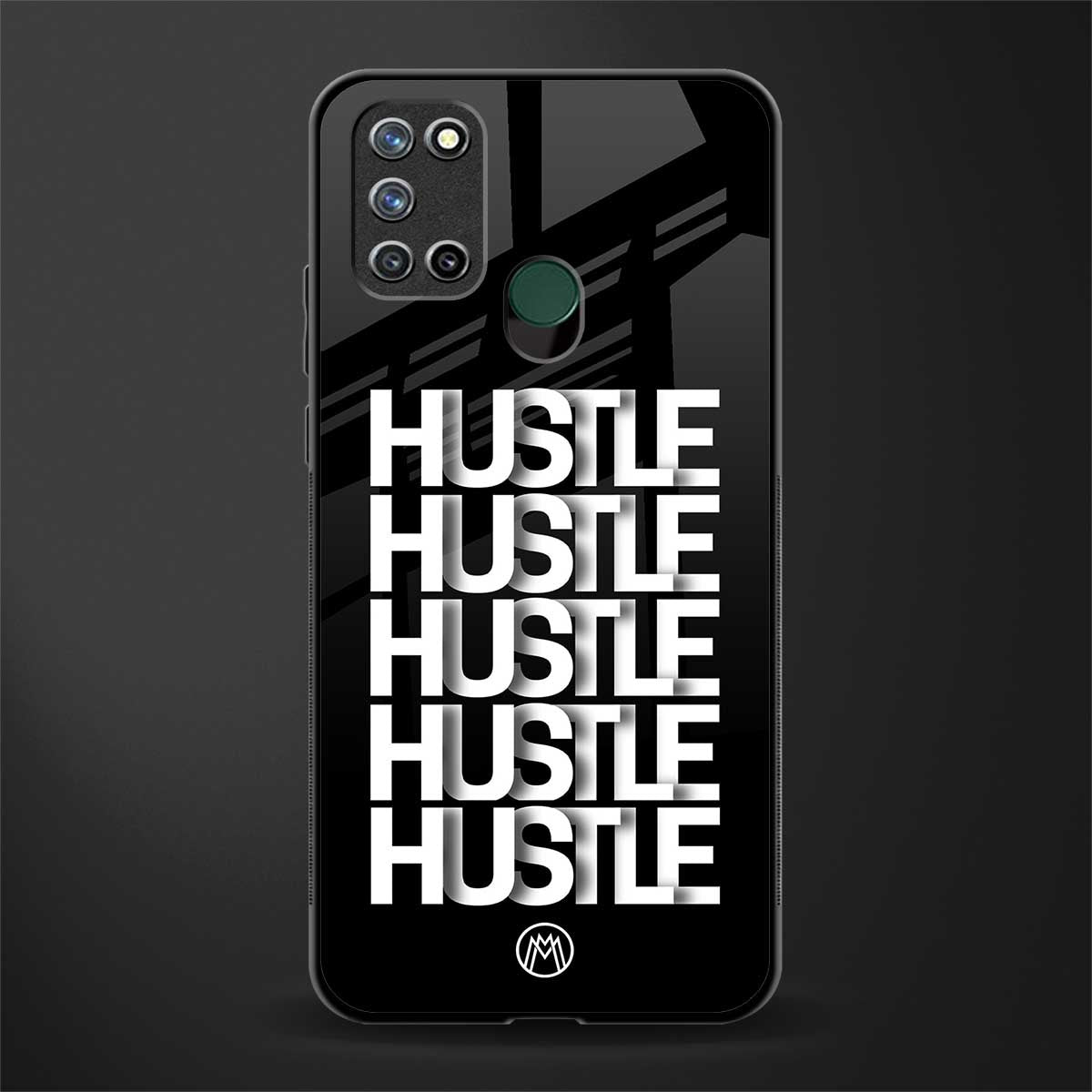 hustle glass case for realme 7i image
