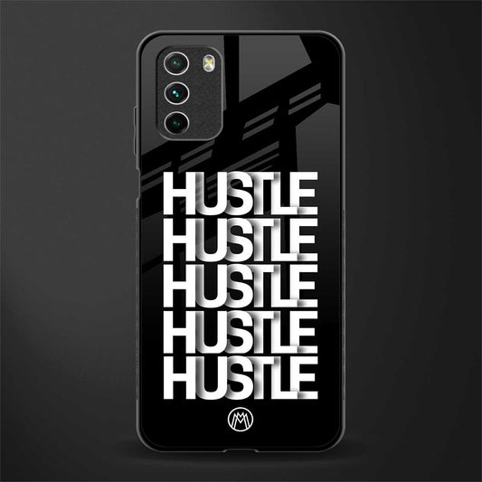 hustle glass case for poco m3 image