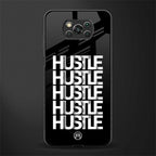 hustle glass case for poco x3 pro image