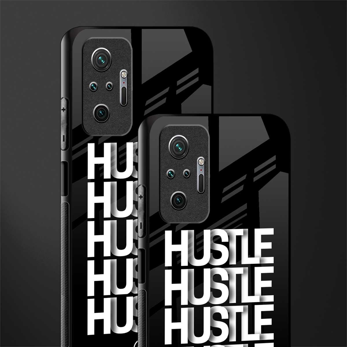 hustle glass case for redmi note 10 pro image-2