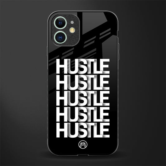 hustle glass case for iphone 11 image