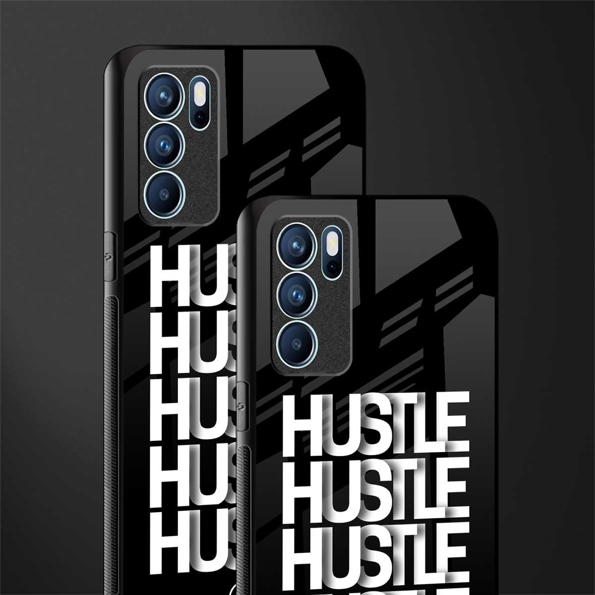 hustle glass case for oppo reno6 5g image-2