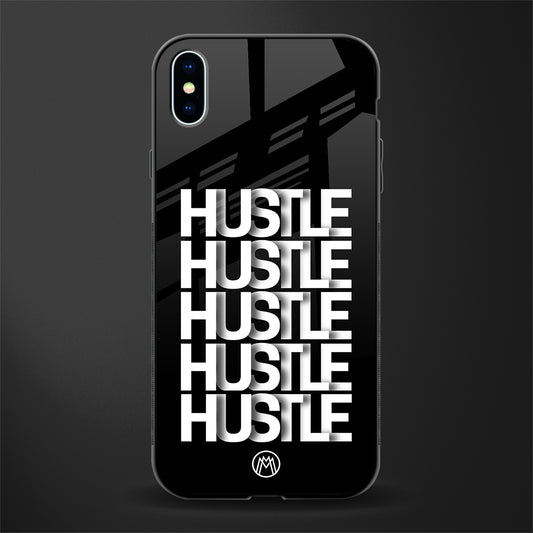 hustle glass case for iphone xs max image