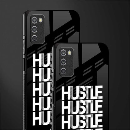 hustle glass case for samsung galaxy a03s image-2