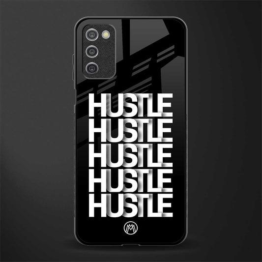 hustle glass case for samsung galaxy a03s image