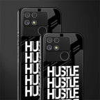 hustle back phone cover | glass case for realme narzo 50a