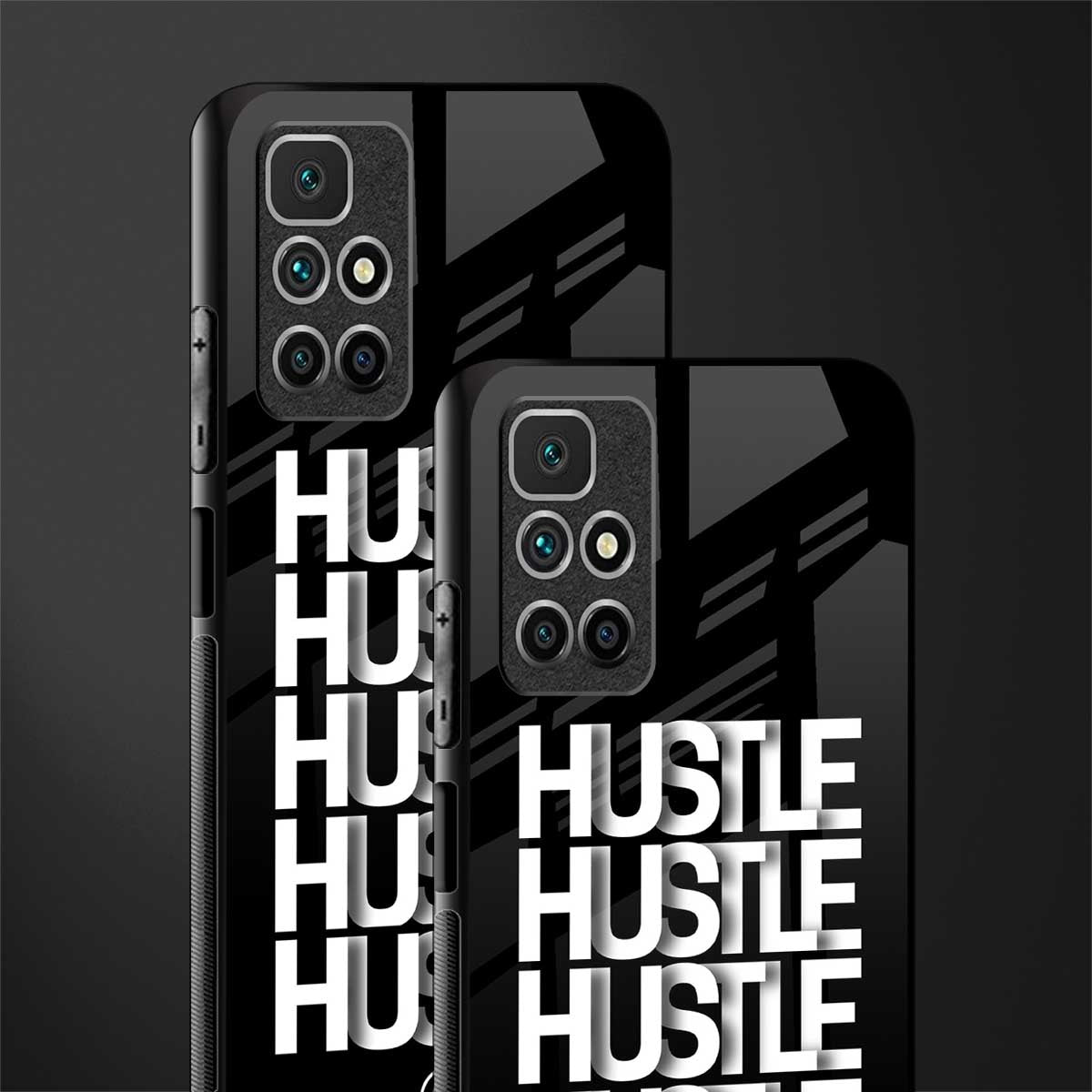 hustle glass case for redmi 10 prime image-2
