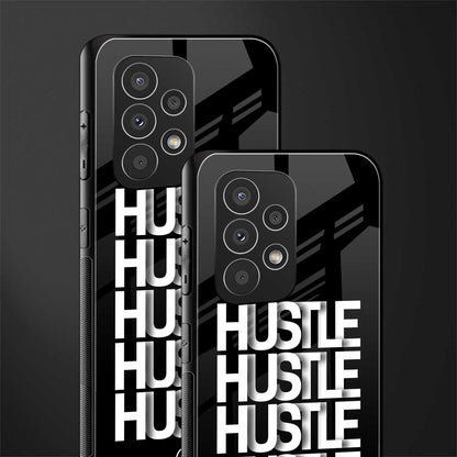 hustle back phone cover | glass case for samsung galaxy a73 5g