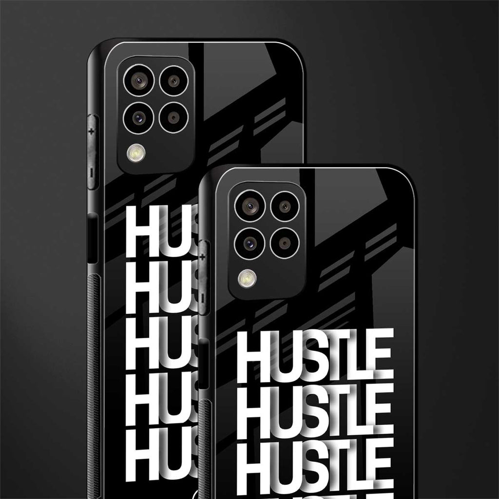 hustle back phone cover | glass case for samsung galaxy m33 5g