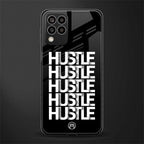 hustle back phone cover | glass case for samsung galaxy m33 5g