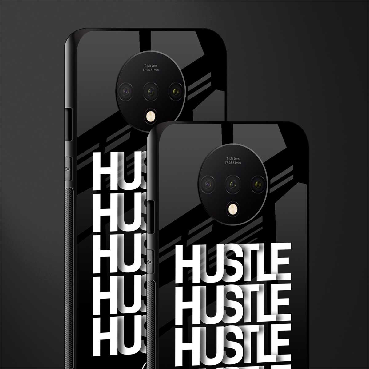 hustle glass case for oneplus 7t image-2