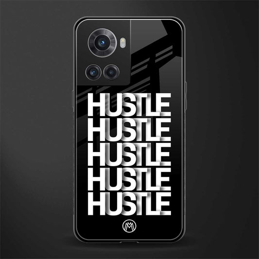 hustle back phone cover | glass case for oneplus 10r 5g