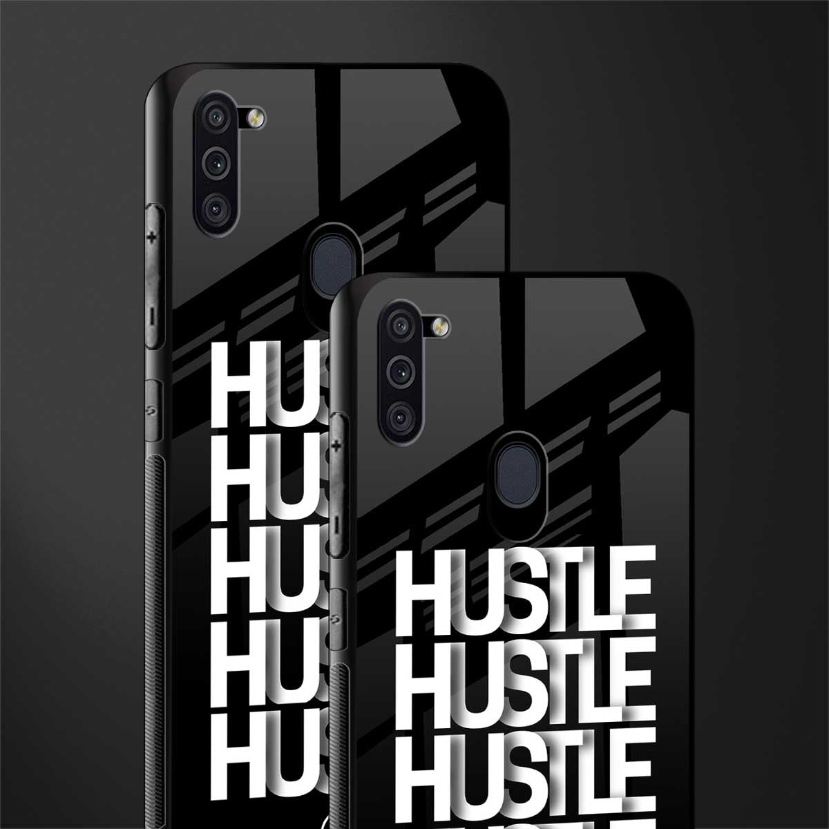 hustle glass case for samsung galaxy m11 image-2