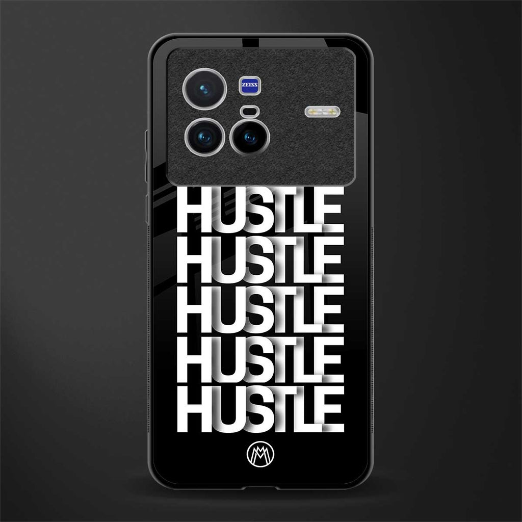 hustle glass case for vivo x80 image