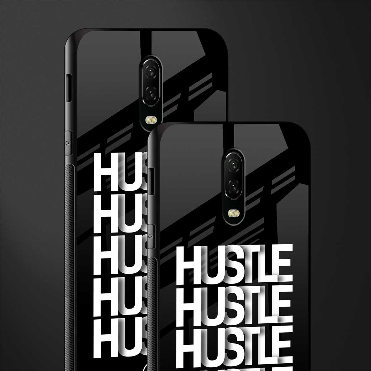 hustle glass case for oneplus 6t image-2