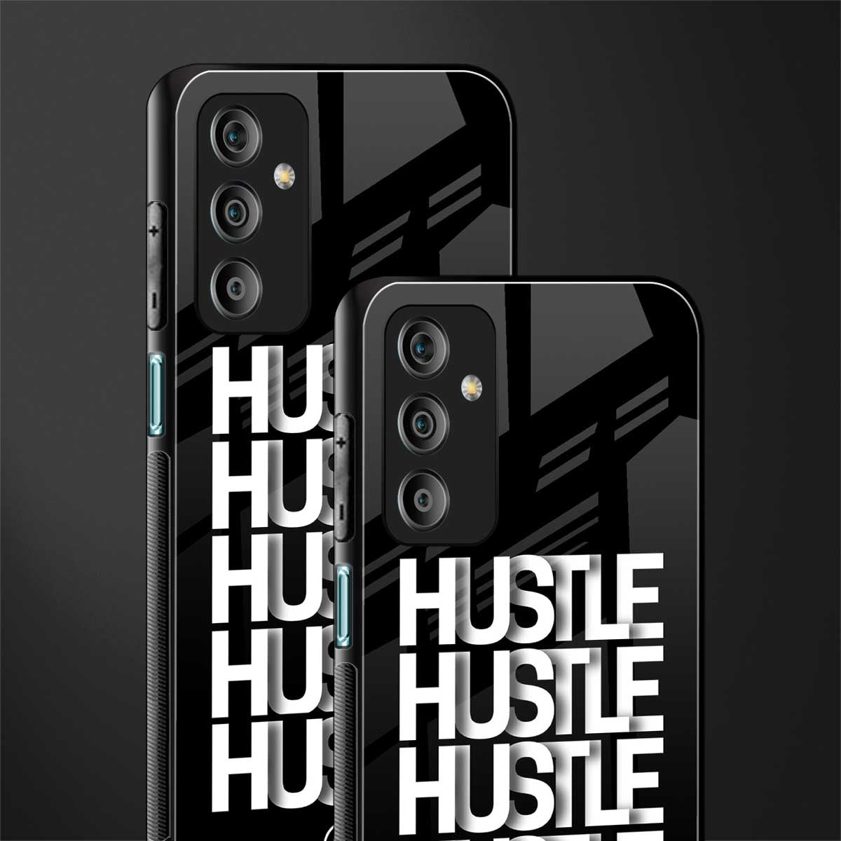 hustle back phone cover | glass case for samsung galaxy f23 5g