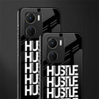 hustle back phone cover | glass case for vivo y16