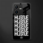 hustle back phone cover | glass case for vivo y22