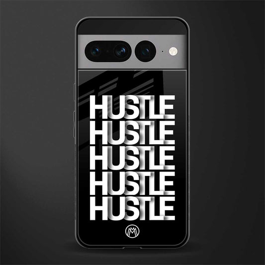 hustle back phone cover | glass case for google pixel 7 pro