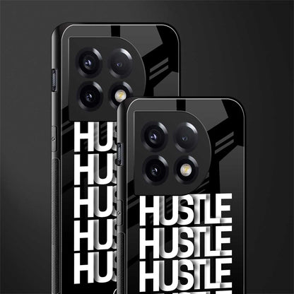 hustle back phone cover | glass case for oneplus 11
