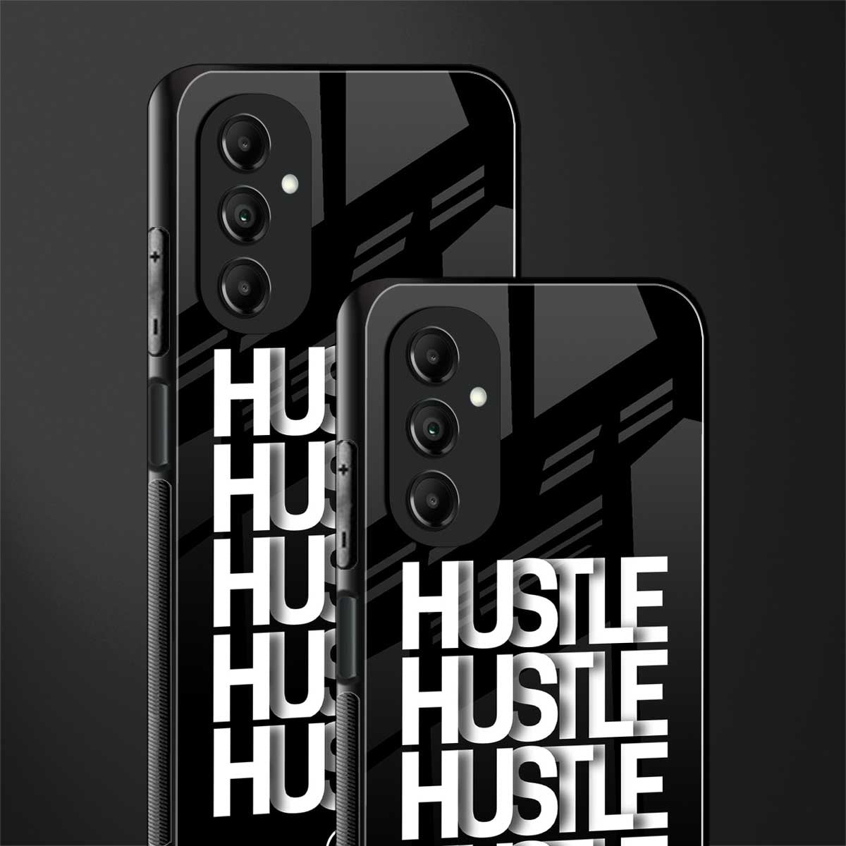 hustle back phone cover | glass case for samsung galaxy a14 5g