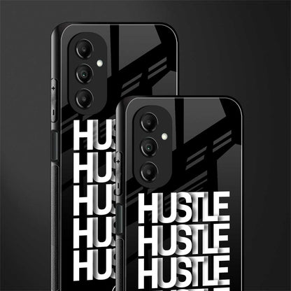 hustle back phone cover | glass case for samsung galaxy a14 5g