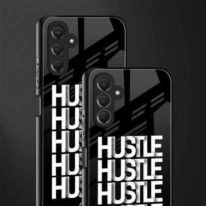 hustle back phone cover | glass case for samsun galaxy a24 4g