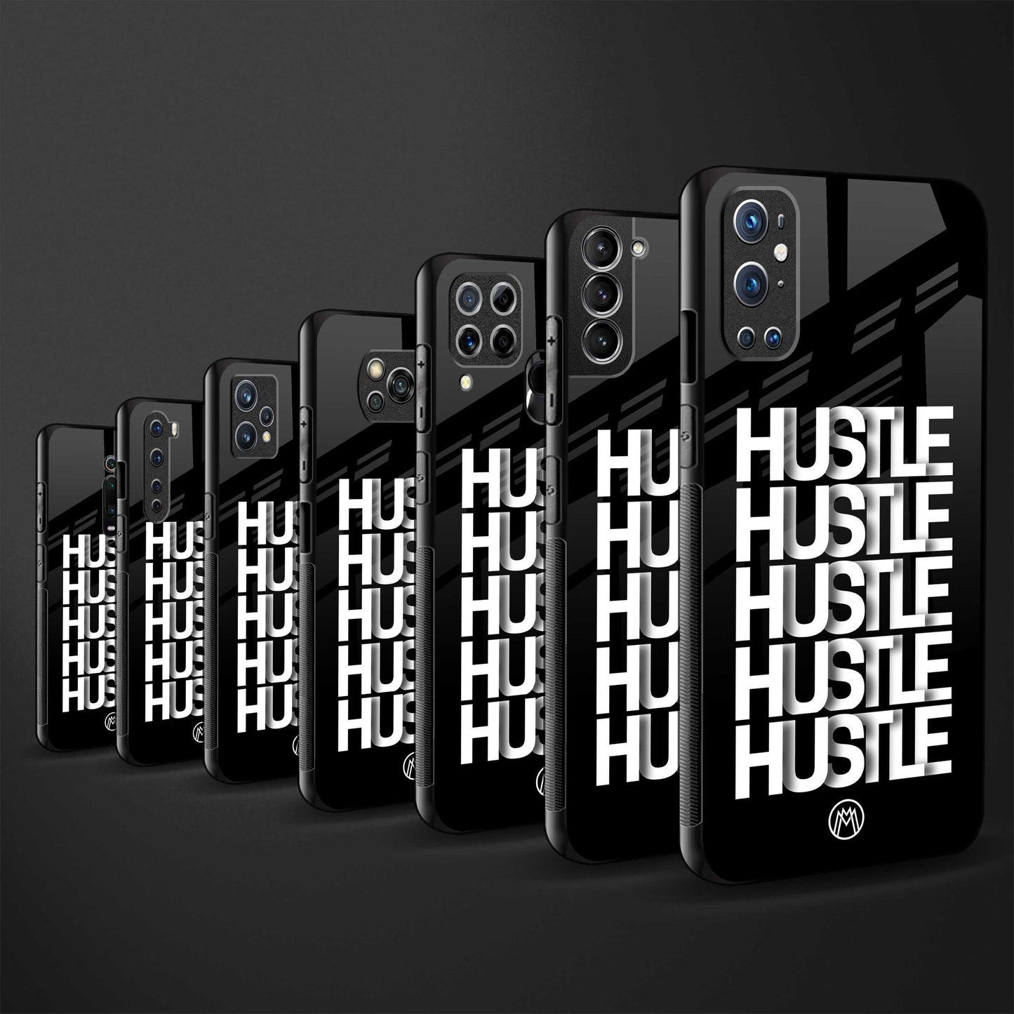 hustle back phone cover | glass case for xiaomi 12 pro