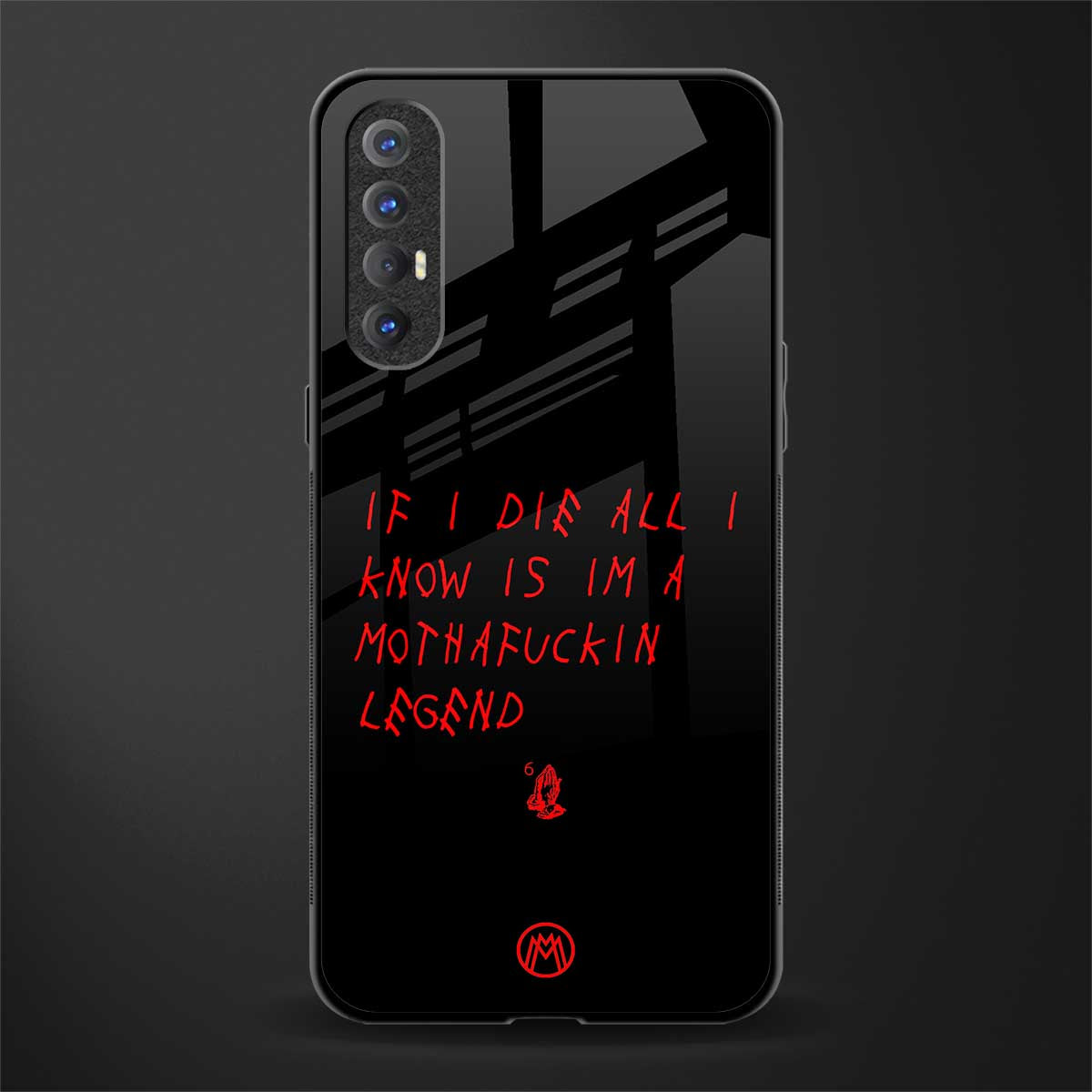 i am a legend glass case for oppo reno 3 pro