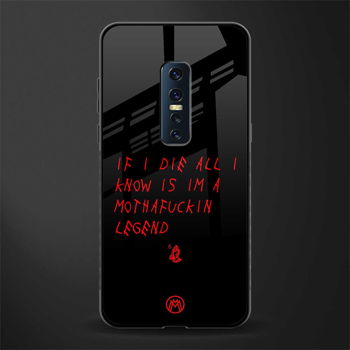 i am a legend glass case for vivo v17 pro