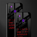 i am a legend glass case for realme 5