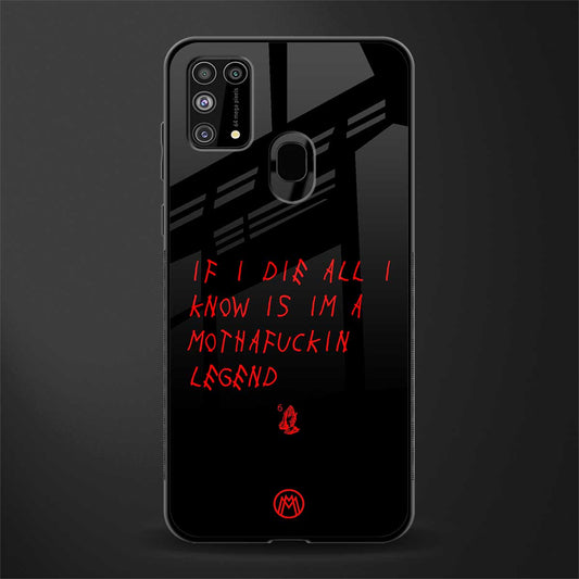 i am a legend glass case for samsung galaxy m31 prime edition