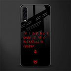 i am a legend glass case for samsung galaxy a70s