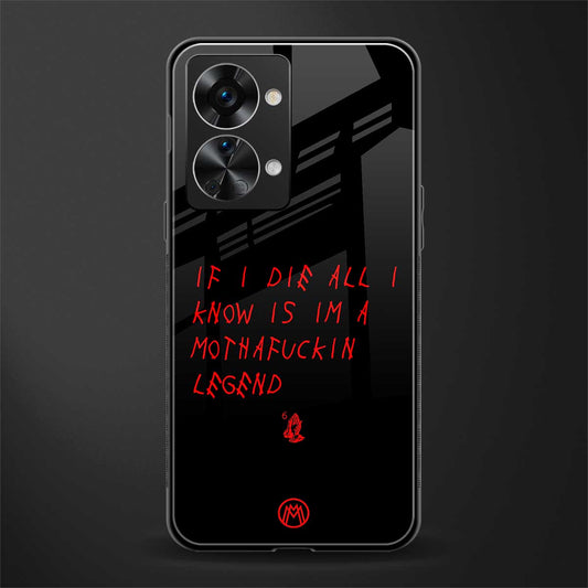 i am a legend glass case for phone case | glass case for oneplus nord 2t 5g