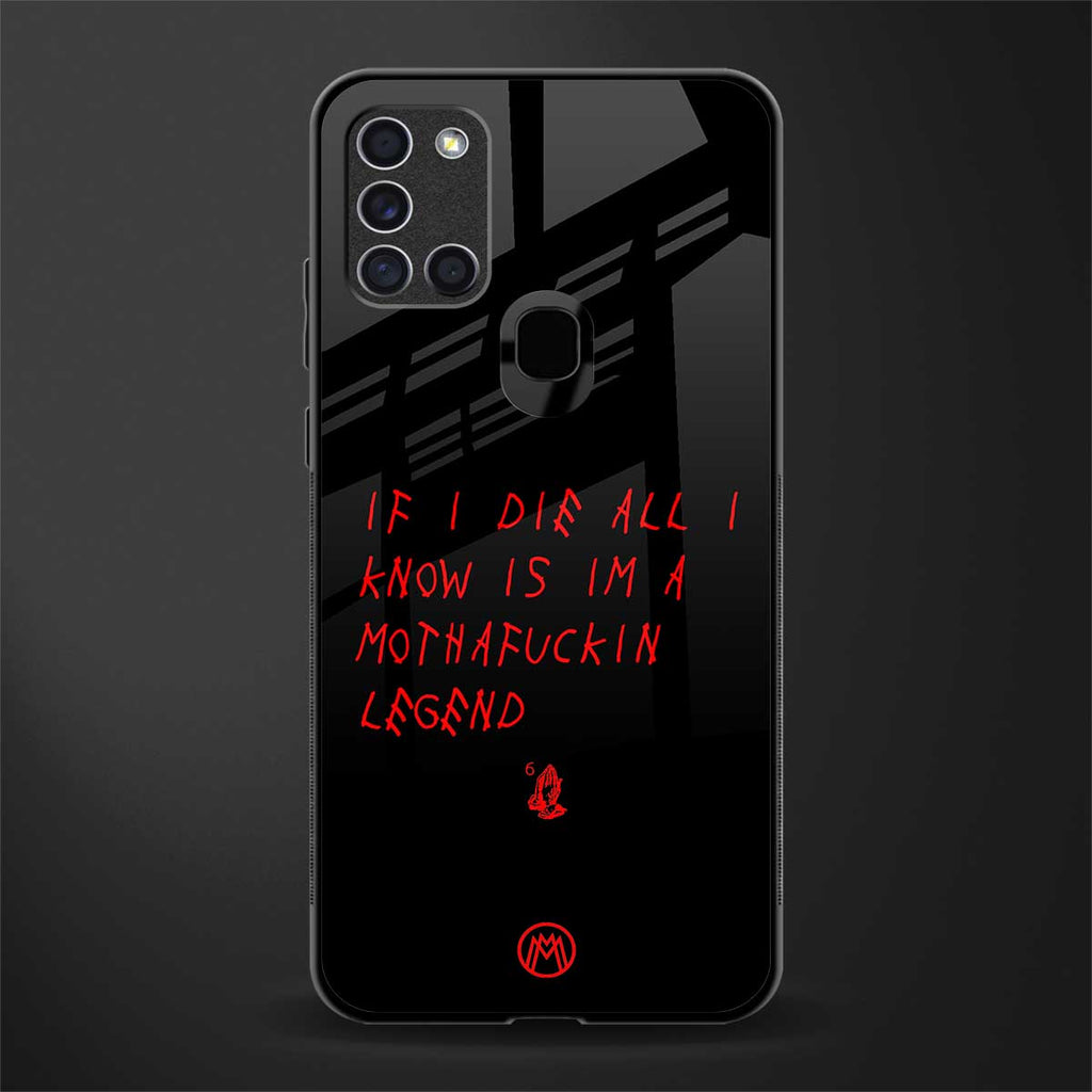 i am a legend glass case for samsung galaxy a21s